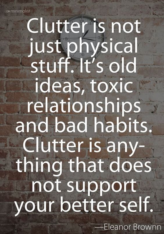 de-clutter you life                                                                                                                                                     More  #inspirationalquotes