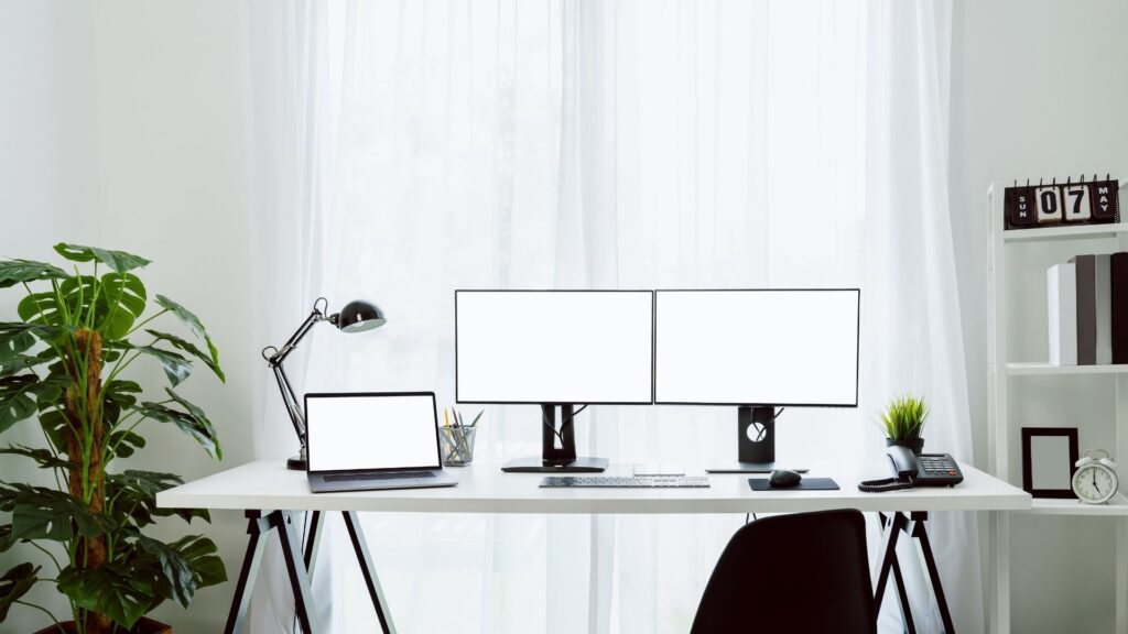 Two monitors to make working on your computer easier